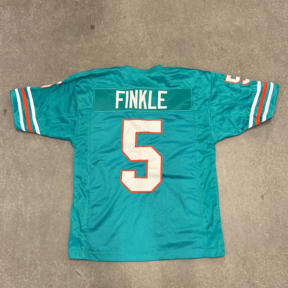 Teal 'Finkle' #5 Football Jersey - Men